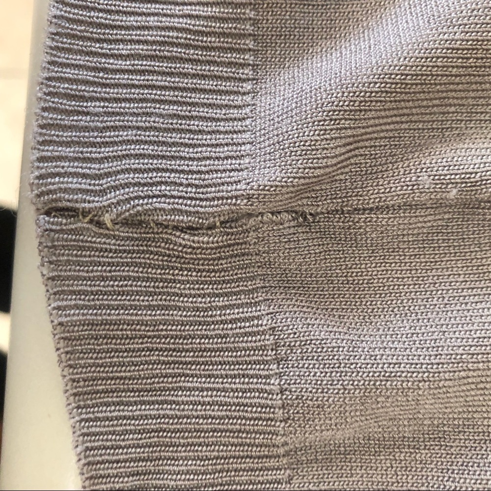 zara beige button down sweater, small - Picture 10 of 11